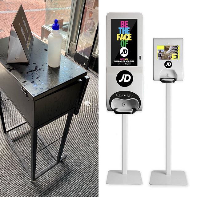 JD Sports Sanitiser Station